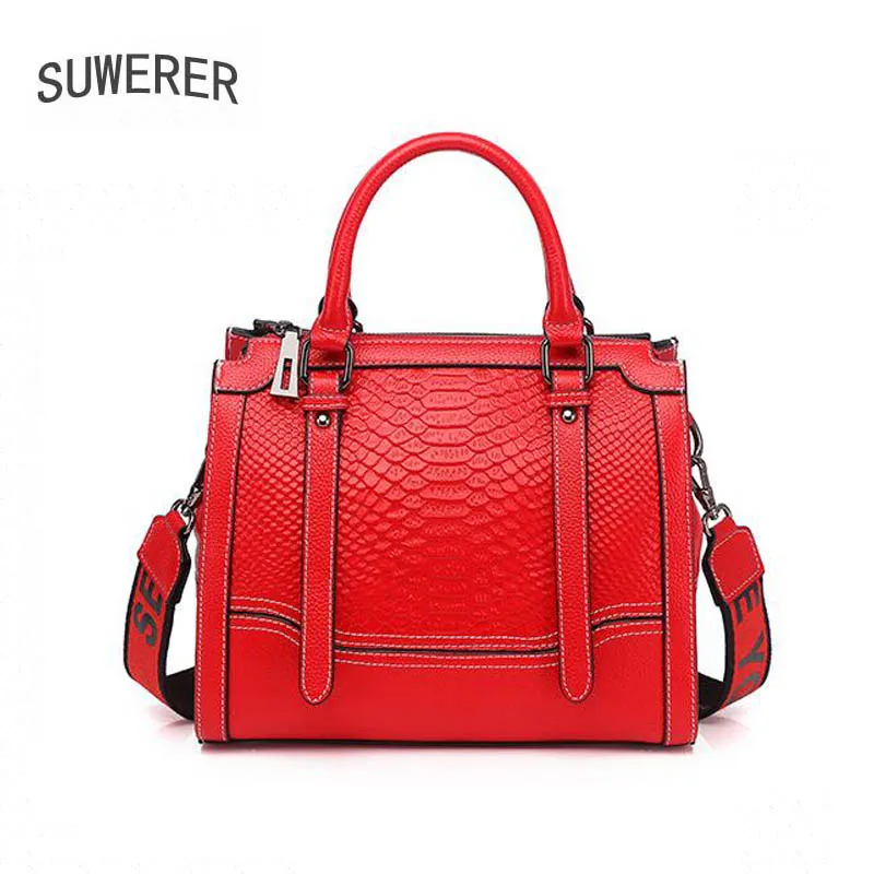 Genuine Leather Women's Bag 2020 New Fashion Crocodile Shoulder Bag Women Large Bag Wide Shoulder Bag Handbag Lady Messenger Bag
Genuine Leather Women's Bag 2020 New Fashion Crocodile Shoulder Bag Women Large Bag Wide Shoulder Bag Handbag Lady Messenger Bag