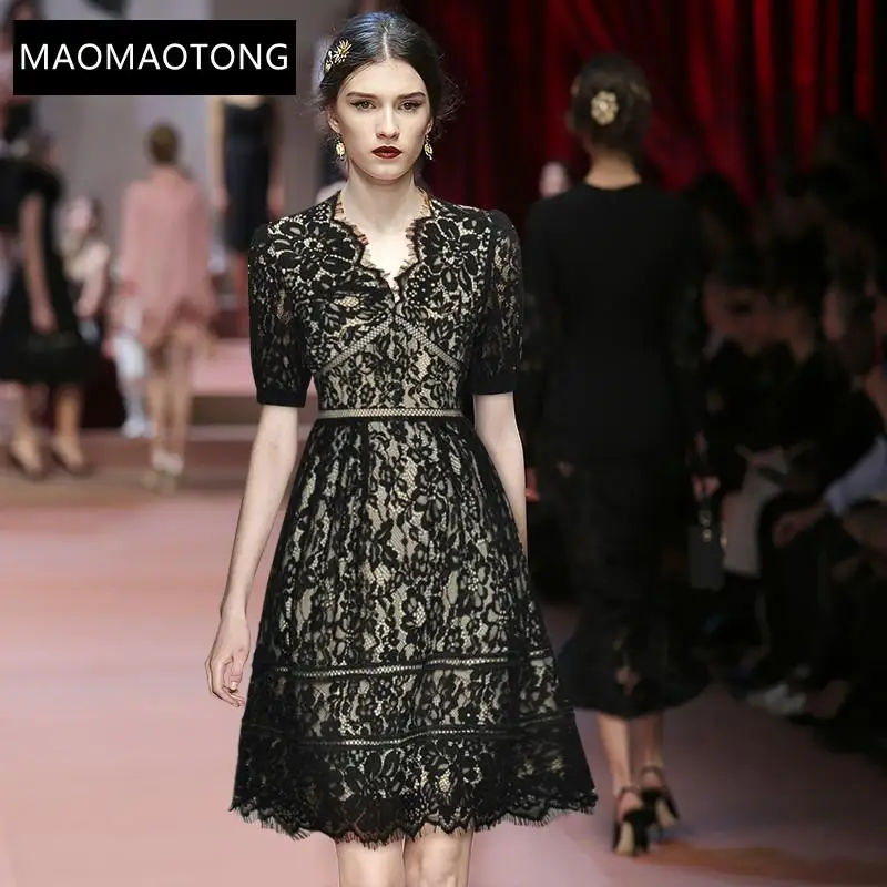New 2021 Fashion Designer Summer Sexy Lace Dress Women's V-neck Short Sleeve Black/Red Hollow Out Party Mini Dress
New 2021 Fashion Designer Summer Sexy Lace Dress Women's V-neck Short Sleeve Black/Red Hollow Out Party Mini Dress