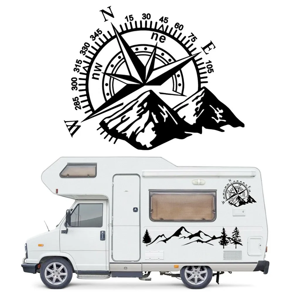 Auto Hood Body Sticker Mountain Compass Large Vinyl Car Bonnet Side Stickers For Van Decal Camper Caravan Home Decoration
Auto Hood Body Sticker Mountain Compass Large Vinyl Car Bonnet Side Stickers For Van Decal Camper Caravan Home Decoration
