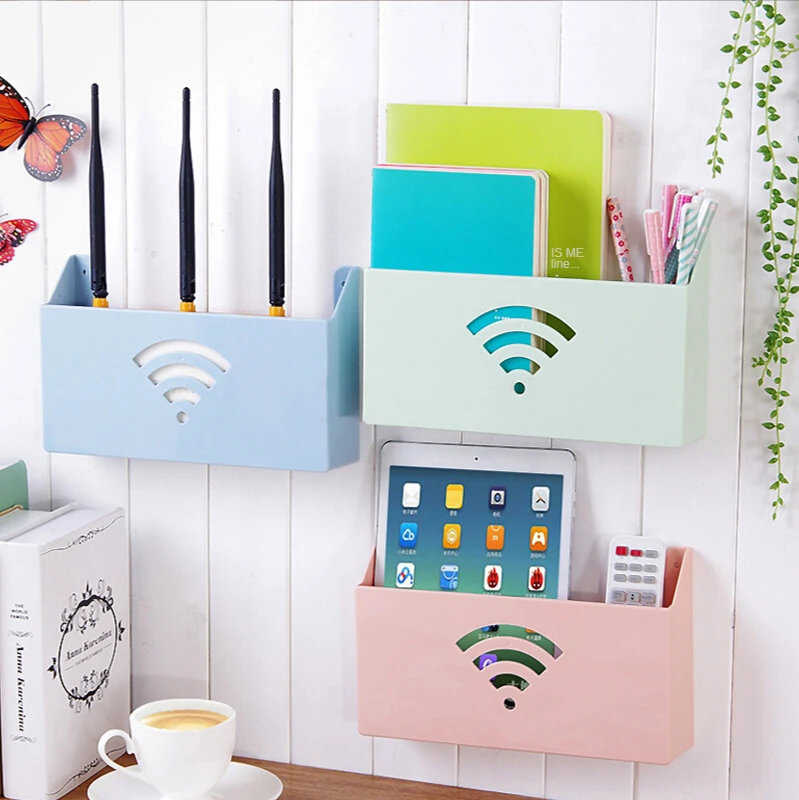 Creative Wireless Router Storage Box Creative Plastic Punch-Free Wall-mounted Wifi Organizer Light Cat Set-top Box Rack
Creative Wireless Router Storage Box Creative Plastic Punch-Free Wall-mounted Wifi Organizer Light Cat Set-top Box Rack