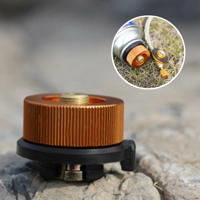 Converter Head Cans Adapter Attachment Aluminum Alloy Anti Leak Cartridge Picnic Burner Spare parts Gas Canister
Converter Head Cans Adapter Attachment Aluminum Alloy Anti Leak Cartridge Picnic Burner Spare parts Gas Canister