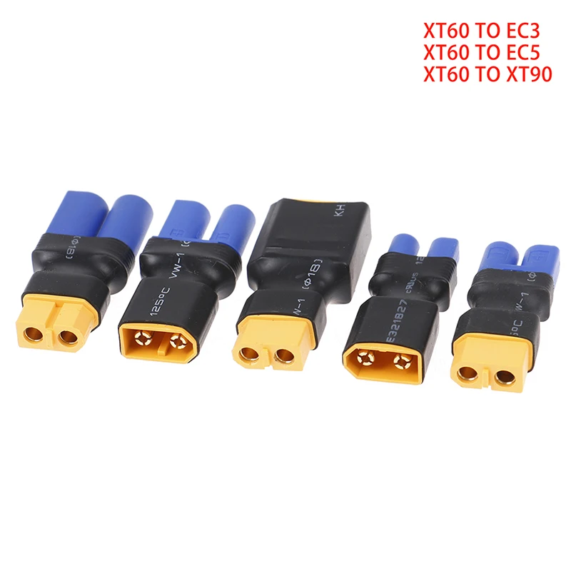 1PC XT60 To XT90 EC5 EC3 Adapter Plug Female Male Connectors For RC Lipo Battery Control Charger
1PC XT60 To XT90 EC5 EC3 Adapter Plug Female Male Connectors For RC Lipo Battery Control Charger