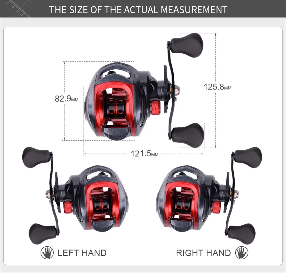 7.2:1 High Ratio Cheap Fishing Baitcasting Reel Left Right Hand 4.5kg Drag Saltwater Baitcaster Casting Fishing Reel
7.2:1 High Ratio Cheap Fishing Baitcasting Reel Left Right Hand 4.5kg Drag Saltwater Baitcaster Casting Fishing Reel