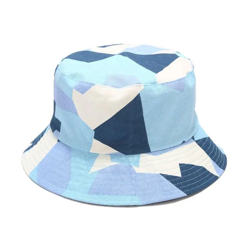 Unisex Summer Outdoor Hiking Bucket Hat Contrast Color Geometric Camouflage Printed Reversible Panama Fisherman Cap
Unisex Summer Outdoor Hiking Bucket Hat Contrast Color Geometric Camouflage Printed Reversible Panama Fisherman Cap
