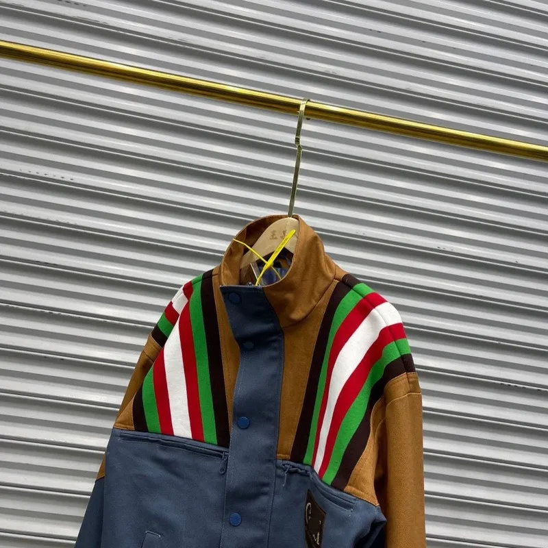 2021 Light Luxury Hong Kong Style Ins Stitching Jacket Men's Tide Brand Wild Korean Jacket Men and Women Couple Jackets
2021 Light Luxury Hong Kong Style Ins Stitching Jacket Men's Tide Brand Wild Korean Jacket Men and Women Couple Jackets