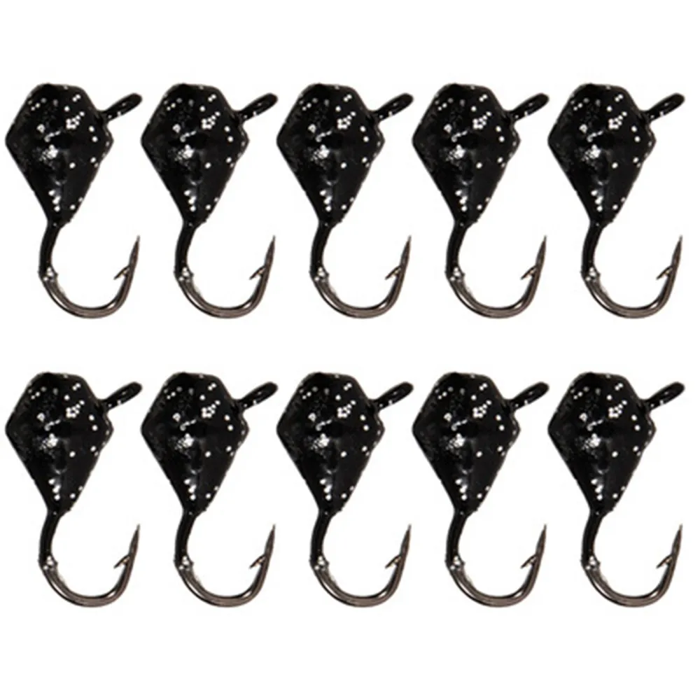 10pcs Ice Fishing Jigs Head Hook Colored Metal Heads Jigging Winter Fish Tackle Hook Fishhook For Lure
10pcs Ice Fishing Jigs Head Hook Colored Metal Heads Jigging Winter Fish Tackle Hook Fishhook For Lure