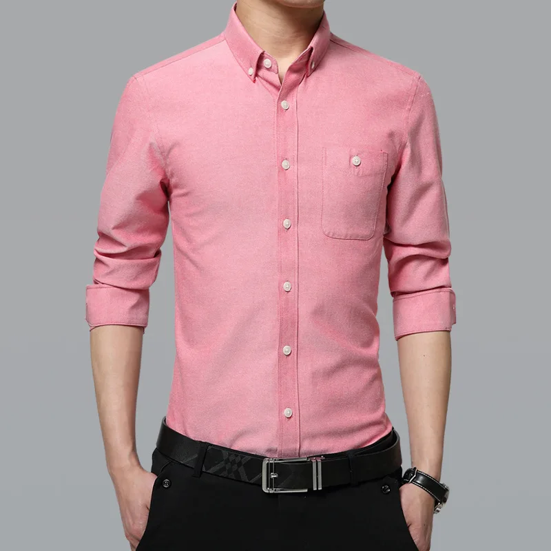 Loldeal Men Dress Shirts Autumn New Fashion Pure Color Man Long Sleeve Cotton Slim Fit Leisure Styles
Loldeal Men Dress Shirts Autumn New Fashion Pure Color Man Long Sleeve Cotton Slim Fit Leisure Styles