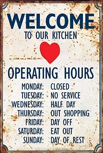Metal Sign Vintage Plaque Welcome Metal Sign Retro Home Garden Wall Decoration Man Cave 12X16 inch
Metal Sign Vintage Plaque Welcome Metal Sign Retro Home Garden Wall Decoration Man Cave 12X16 inch