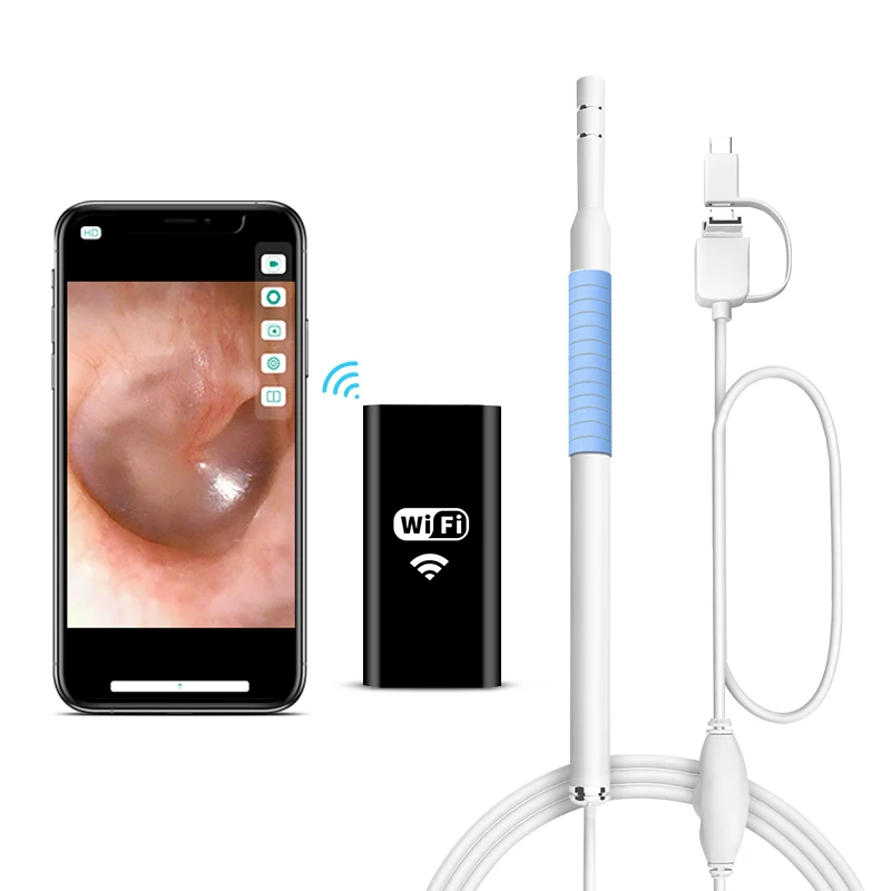 3 In 1 Usb Ear Inspect Scope Camera 1.3MP Video Medical Digital Otoscope Wifi Otoscopio 5.5mm Ear Endoscope Earwax Removal Tool
3 In 1 Usb Ear Inspect Scope Camera 1.3MP Video Medical Digital Otoscope Wifi Otoscopio 5.5mm Ear Endoscope Earwax Removal Tool
