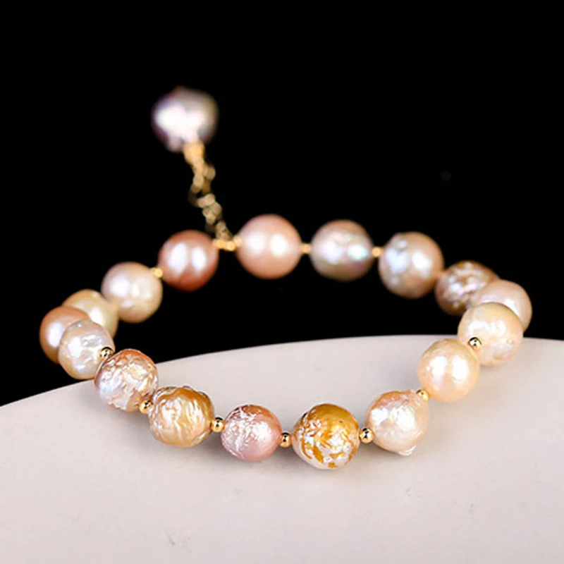 2020 New Fashion Handmade Natural Fresh Water Baroque Pearl Bracelet For Women Gift Fine Jewellery Pulseira Feminina Accessories
2020 New Fashion Handmade Natural Fresh Water Baroque Pearl Bracelet For Women Gift Fine Jewellery Pulseira Feminina Accessories