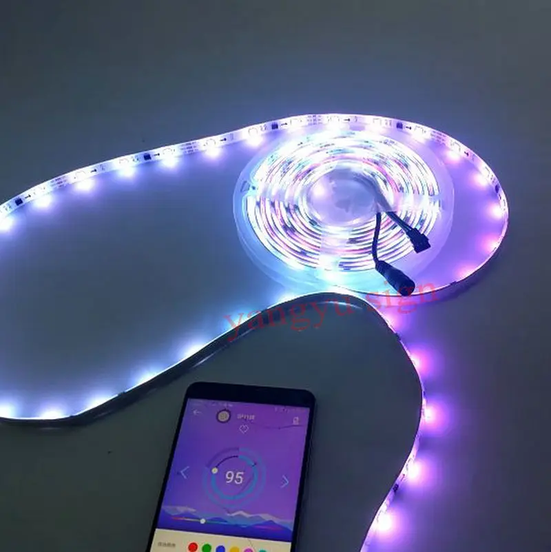 5050 водонепроницаемая светодиодная лента Rainbown burst RGB, 12 В, 5 м, bluetooth, мобильное управление
5050 водонепроницаемая светодиодная лента Rainbown burst RGB, 12 В, 5 м, bluetooth, мобильное управление
