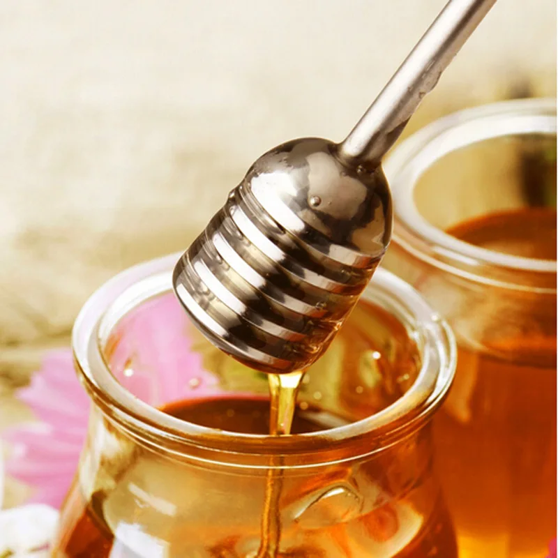 New Honey Mesuring Spoon Stainless Steel Curved And Straight Handle Metal Dipper Honey Stick Kitchen Cooking Measuring Tool
New Honey Mesuring Spoon Stainless Steel Curved And Straight Handle Metal Dipper Honey Stick Kitchen Cooking Measuring Tool