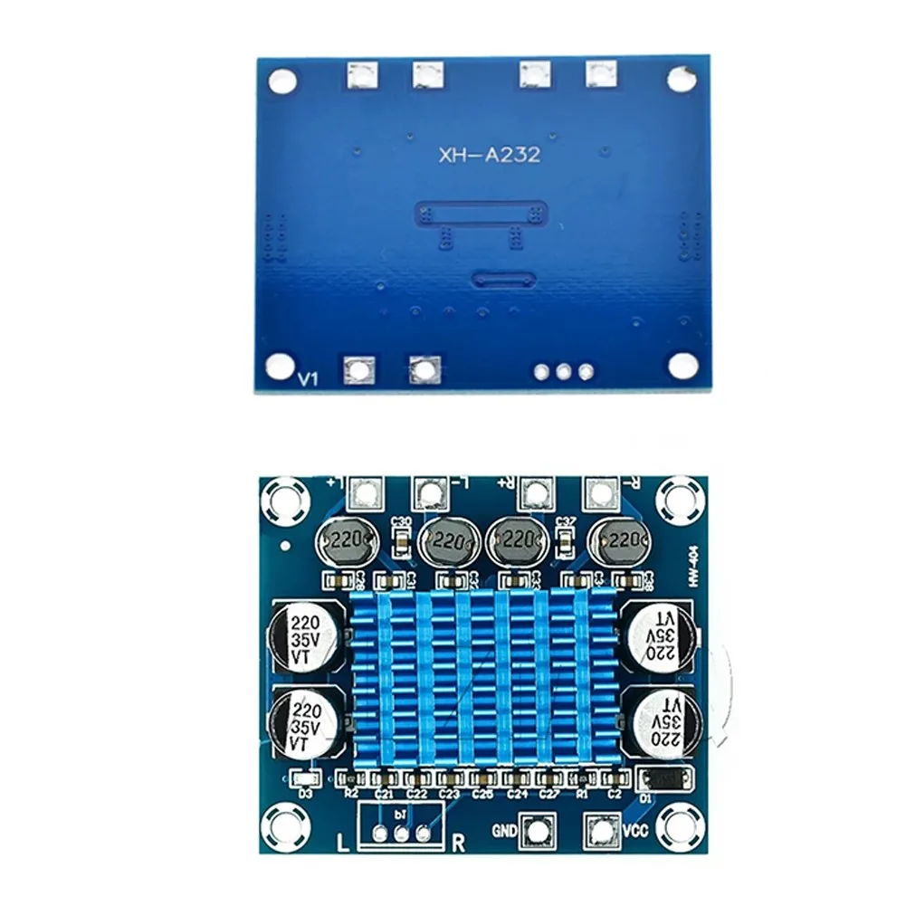 1PC TPA3110 Digital Power Audio Amplifier Board XH-A232 30W+30W 2.0 Channel Digital Stereo Audio Power Amplifier Board
1PC TPA3110 Digital Power Audio Amplifier Board XH-A232 30W+30W 2.0 Channel Digital Stereo Audio Power Amplifier Board