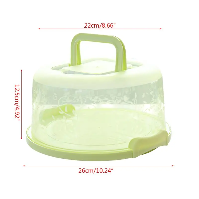 1pc Plastic Round Cake Box With Handle Case Birthday Wedding Party Storage Box Container Dessert Pastry Cover Holder
1pc Plastic Round Cake Box With Handle Case Birthday Wedding Party Storage Box Container Dessert Pastry Cover Holder