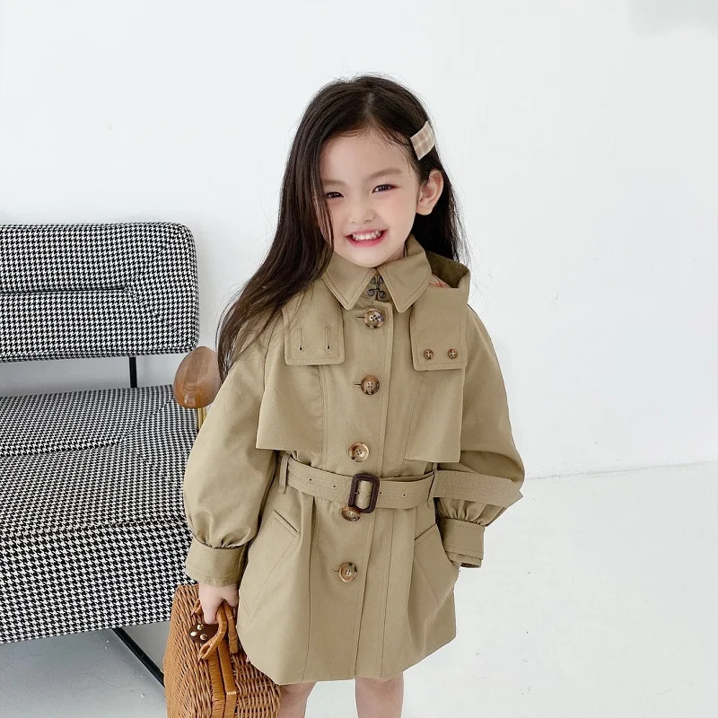 Family Matching Jackets Women Girls Windbreaker Girls' Classic Khaki Lantern Sleeve Waistband Mid-Length Trench Coat for Mother
Family Matching Jackets Women Girls Windbreaker Girls' Classic Khaki Lantern Sleeve Waistband Mid-Length Trench Coat for Mother