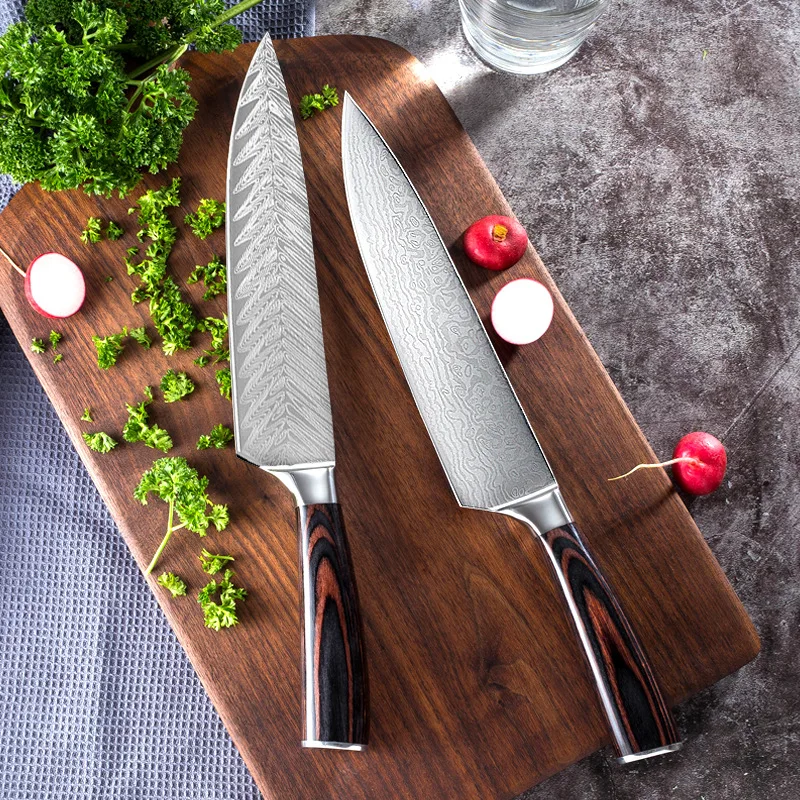 XUANFEGN Damascus Knife Stainless Steel Kitchen Knife Japanese Chef Knife Cooking Knife Kitchen Knife
XUANFEGN Damascus Knife Stainless Steel Kitchen Knife Japanese Chef Knife Cooking Knife Kitchen Knife