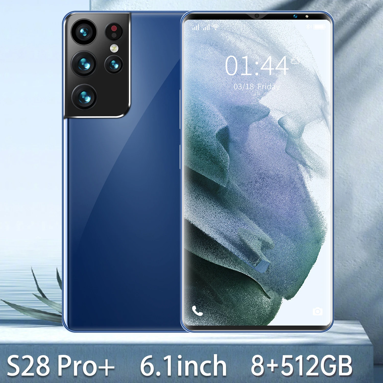 2021 Galxy S28 Pro+ Deca Core Smartphone 6.1 Inch 32+64MP Mobilephone Double SIM Android 11 Fingerprint Unlock 6000mAh Cellphone
2021 Galxy S28 Pro+ Deca Core Smartphone 6.1 Inch 32+64MP Mobilephone Double SIM Android 11 Fingerprint Unlock 6000mAh Cellphone