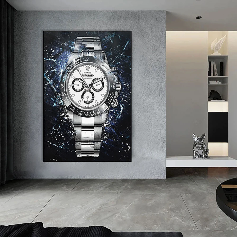 World Famous Watch Decoration Mural Graffiti Style Poster Canvas Painting and Living Room Wall Art Prints for Modern Home Decor
World Famous Watch Decoration Mural Graffiti Style Poster Canvas Painting and Living Room Wall Art Prints for Modern Home Decor