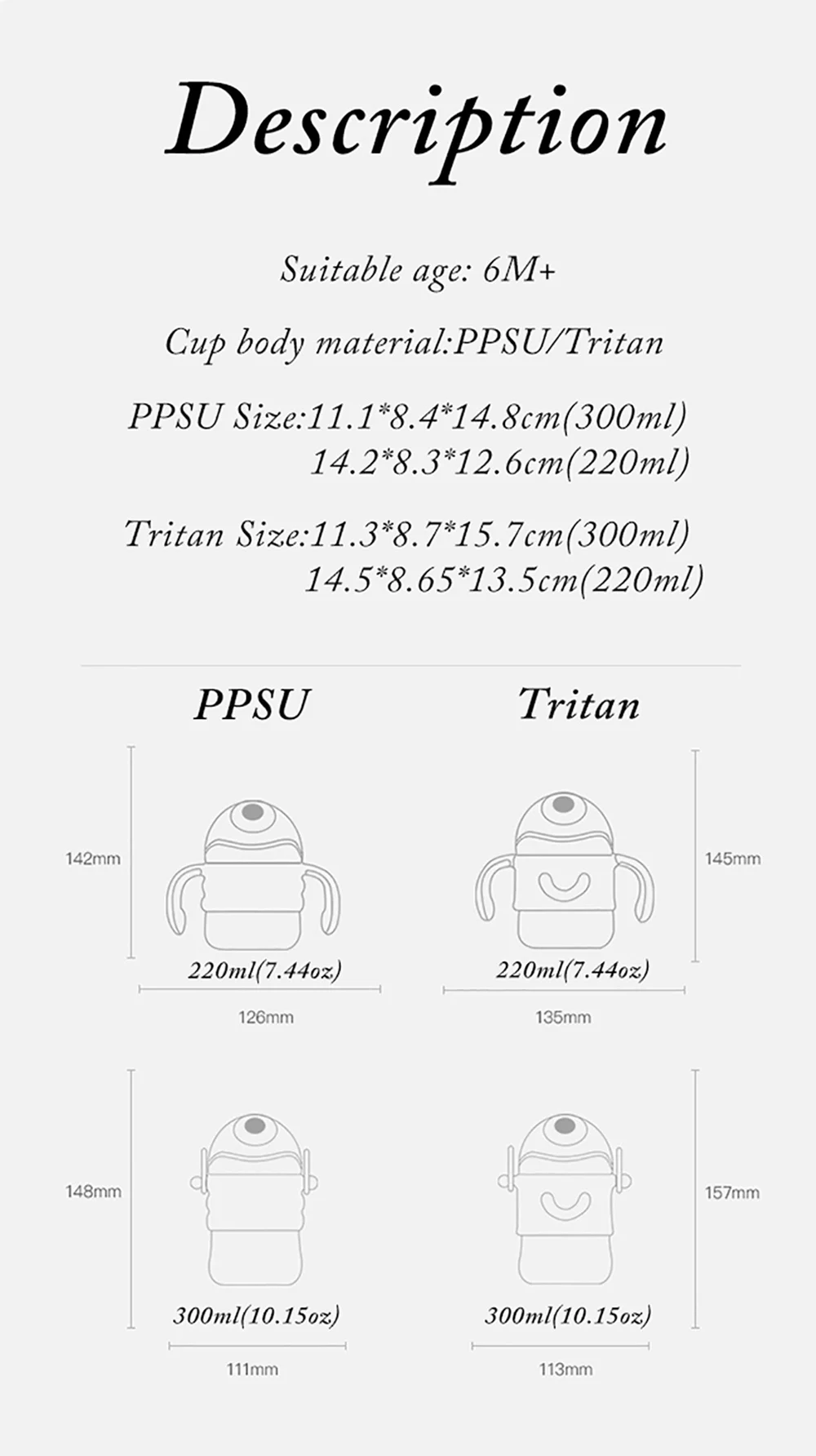 BC Babycare 220/300ml Baby Feeding Cup with Straw/Duckbill Leakproof Cartoon Outdoor Shoulder Strap/Handle Leaning Water Bottles
BC Babycare 220/300ml Baby Feeding Cup with Straw/Duckbill Leakproof Cartoon Outdoor Shoulder Strap/Handle Leaning Water Bottles