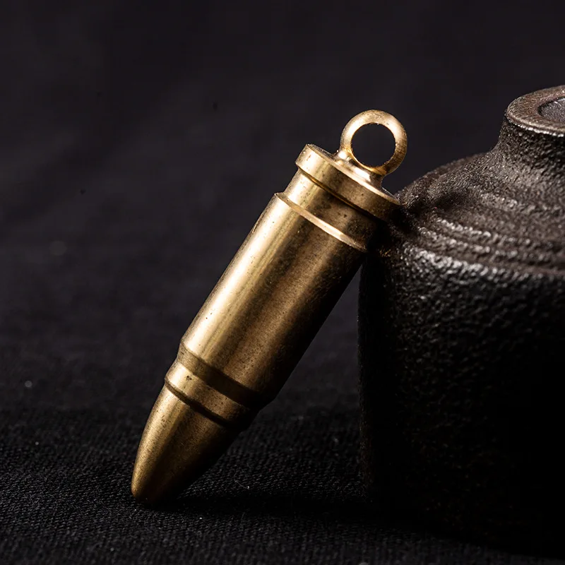 Retro Brass Solid Copper Bullet Portable Keychain Keychain Pendant Decoration Ornament
Retro Brass Solid Copper Bullet Portable Keychain Keychain Pendant Decoration Ornament