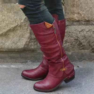 Fashion Women's Shoes 2021 New High Quality Leather Boots High Boots Knight Boots Retro Classic Large Size 43 Botas De Mujer
Fashion Women's Shoes 2021 New High Quality Leather Boots High Boots Knight Boots Retro Classic Large Size 43 Botas De Mujer