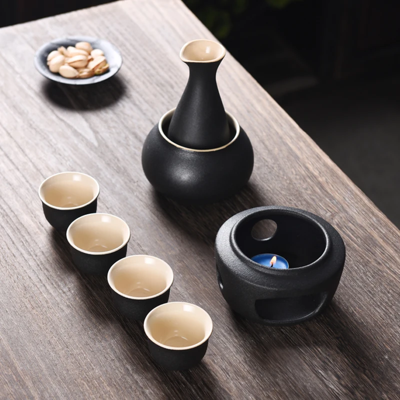 Ceramic 6 Cup Wine Pot Set Vintage Ceramic Sake Warmer Jug Glasses Household Spirits Rice Wine Vodka Copas De Vino Gift Box EE5
Ceramic 6 Cup Wine Pot Set Vintage Ceramic Sake Warmer Jug Glasses Household Spirits Rice Wine Vodka Copas De Vino Gift Box EE5