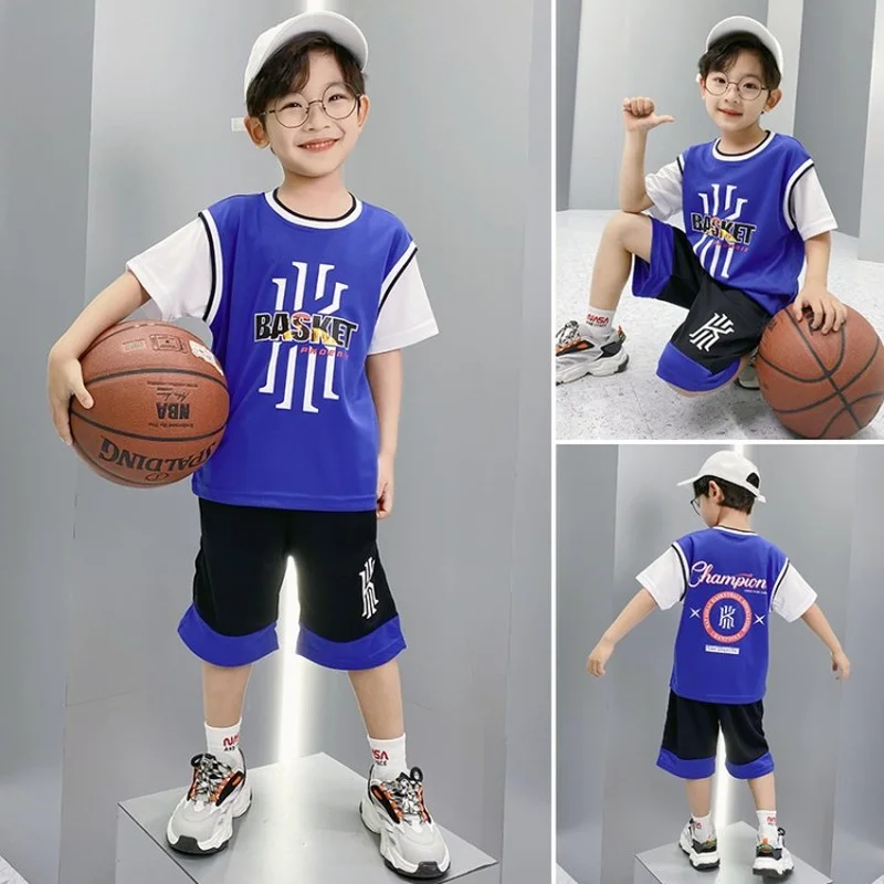 Basketball Jersey for Boys 3-16Y Team Uniforms Children's Clothing Boy Sets sports Short-sleeved 2PCS Suit Kids 3 Colors Outfits
Basketball Jersey for Boys 3-16Y Team Uniforms Children's Clothing Boy Sets sports Short-sleeved 2PCS Suit Kids 3 Colors Outfits