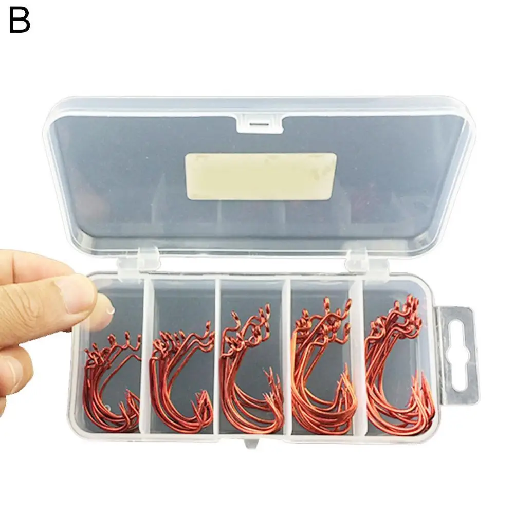 80%HOT 50Pcs 2#1#1/0#2/0#3/0# Lure Carp Sea Fishing Hooks with Box Tackle Accessories
80%HOT 50Pcs 2#1#1/0#2/0#3/0# Lure Carp Sea Fishing Hooks with Box Tackle Accessories