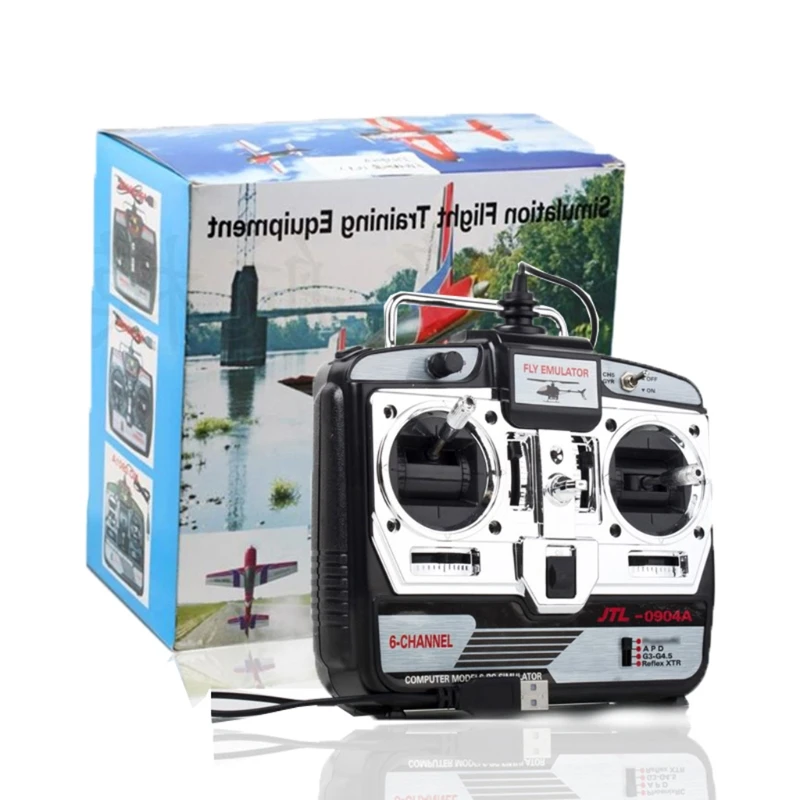 6CH PH5.0 G7.0 USB RC Flight Emulator Fly Simulator Transmitter Support RF7 G7 Phoenix 5.0 XTR with Installation Disk
6CH PH5.0 G7.0 USB RC Flight Emulator Fly Simulator Transmitter Support RF7 G7 Phoenix 5.0 XTR with Installation Disk
