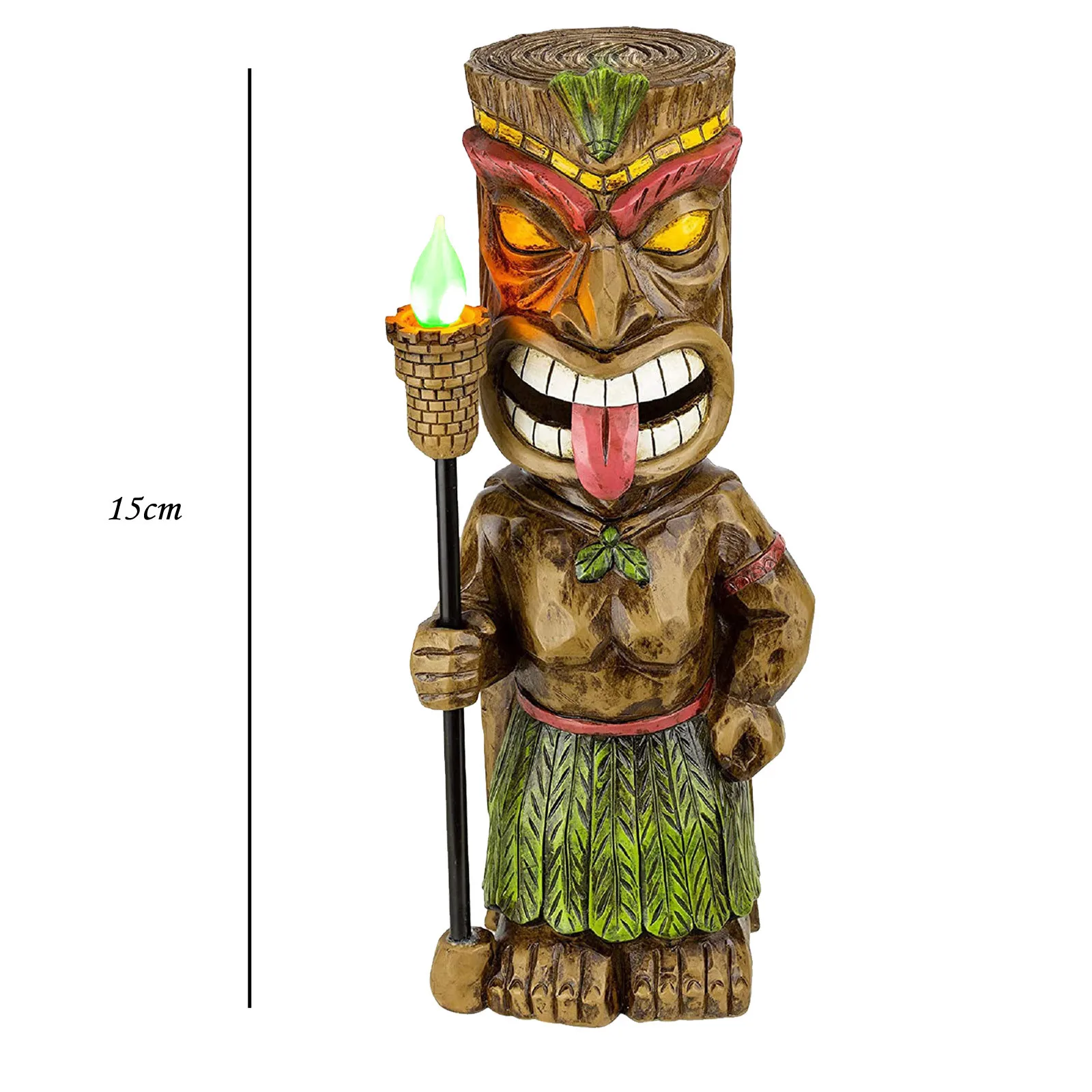 Tiki Guard Solar Powered Outdoor Decor LED Garden Light Decoration Crafts Gardening Sculpture Lawn Lamp for Courtyard Decorative
Tiki Guard Solar Powered Outdoor Decor LED Garden Light Decoration Crafts Gardening Sculpture Lawn Lamp for Courtyard Decorative
