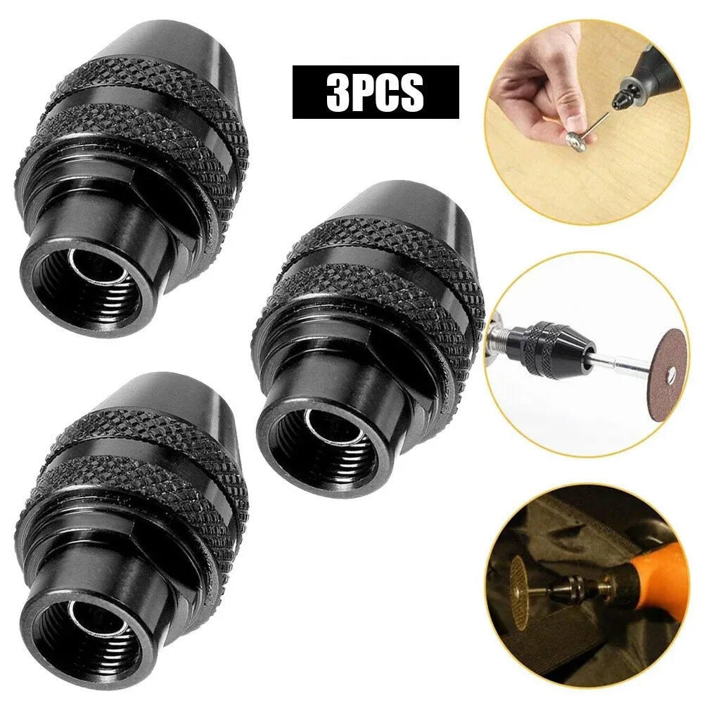 3pcs 0.4-3.2mm Keyless Drill Chuck Conversion Tool Multi Function Quick Change Adapter Replacement Clamp For Rotary Hammer Drill
3pcs 0.4-3.2mm Keyless Drill Chuck Conversion Tool Multi Function Quick Change Adapter Replacement Clamp For Rotary Hammer Drill