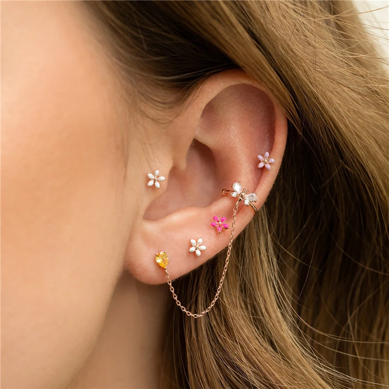 MC Ins Zircon Star Stud Earrings Simple Cute Copper-plated Turquoise/Pink Enamel Earrings For Women Girl Korean Piercing Jewelry
MC Ins Zircon Star Stud Earrings Simple Cute Copper-plated Turquoise/Pink Enamel Earrings For Women Girl Korean Piercing Jewelry