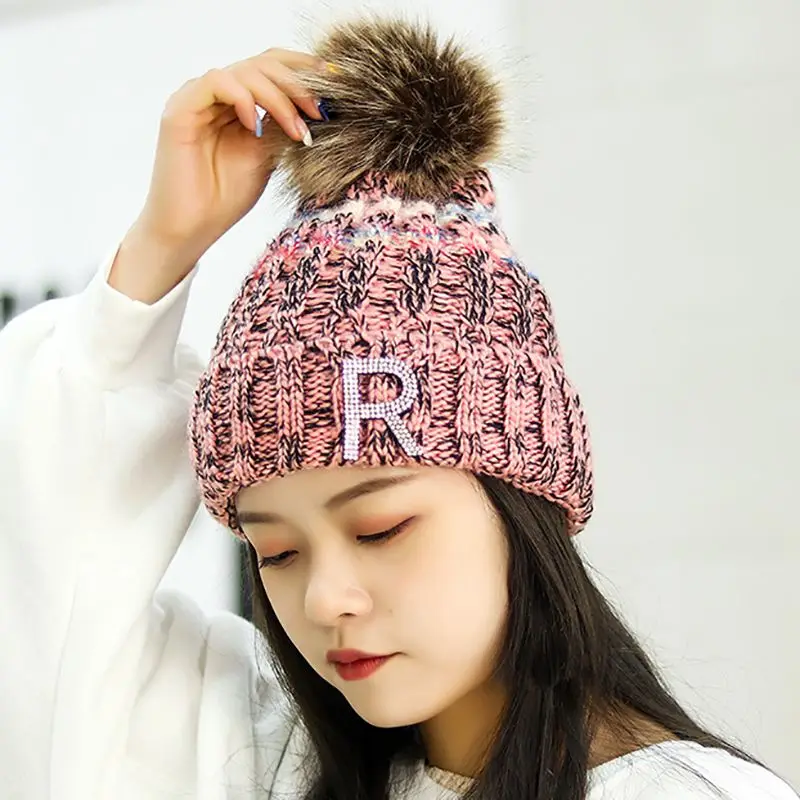 Women Winter Cap Stuffed Knit Thick Folds Warm Beanies Earmuffs Pom Poms Knitted Hat Ball Skullies
Women Winter Cap Stuffed Knit Thick Folds Warm Beanies Earmuffs Pom Poms Knitted Hat Ball Skullies