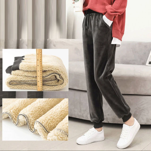 Women Winter Lamb Fur Cashmere Slim Pants Women Casual Warm Pants Harem Pants Thick Lined Fleece Autumn Sweatpants Trousers New
Women Winter Lamb Fur Cashmere Slim Pants Women Casual Warm Pants Harem Pants Thick Lined Fleece Autumn Sweatpants Trousers New