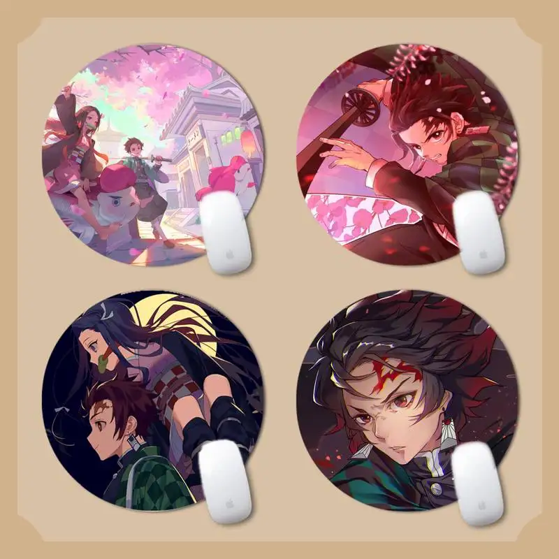 Anime Demon Slayer Laptop Computer Mousepad Round Non-slip Cushion 
Anime Demon Slayer Laptop Computer Mousepad Round Non-slip Cushion