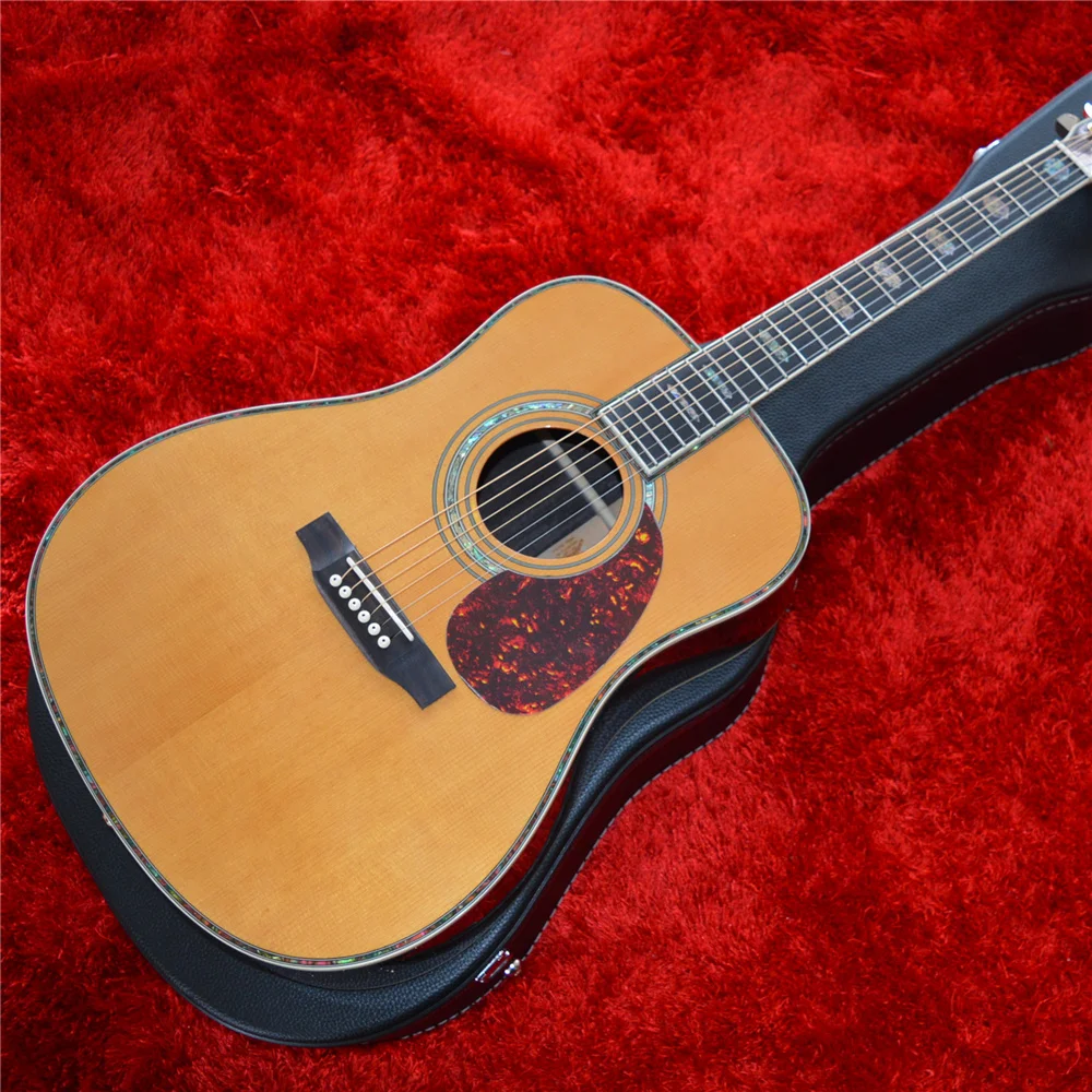 Professional 41 Inches D Style Solid Cedar Top Acoustic Guitar with Rosewood Back and Sides |