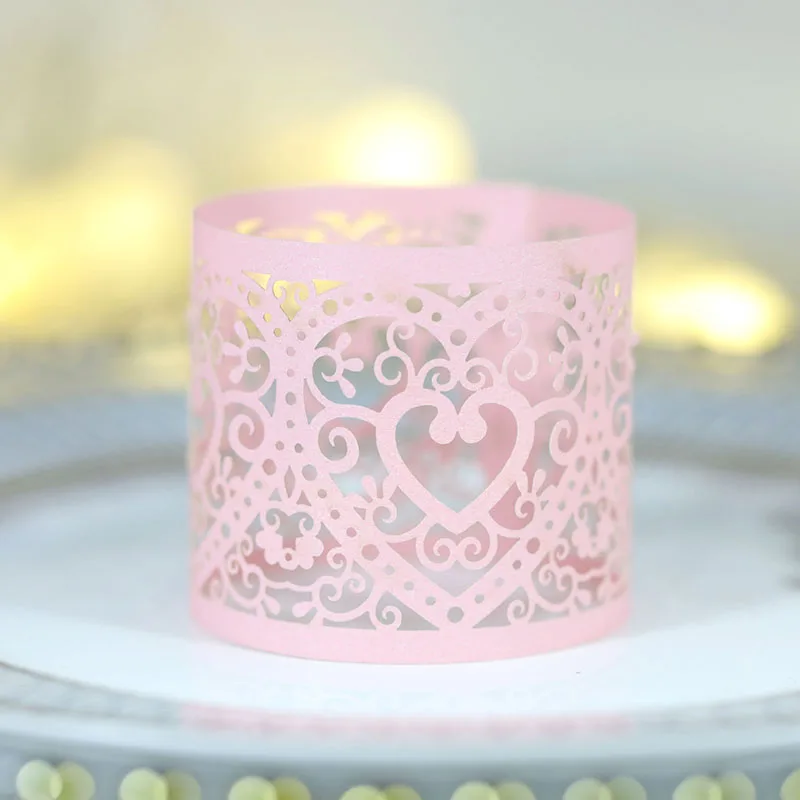 Love Heart Style Laser Cut Paper Rings Napkins Holders Hotel Birthday Wedding Christmas Party Favor Table Dinner Supplies
Love Heart Style Laser Cut Paper Rings Napkins Holders Hotel Birthday Wedding Christmas Party Favor Table Dinner Supplies