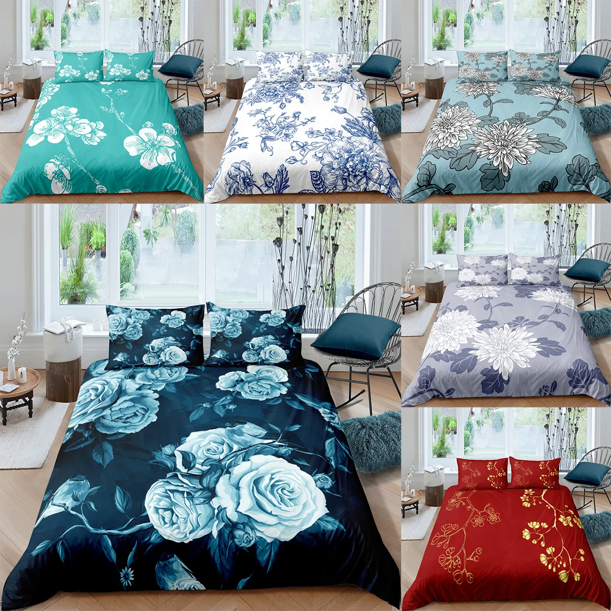 Vintage Floral Duvet Covers Set Rural Pastoral Flowers Plant Bedding Sets Pillowcase Nordic Leaves Home Bedclothes Quilt Cover
Vintage Floral Duvet Covers Set Rural Pastoral Flowers Plant Bedding Sets Pillowcase Nordic Leaves Home Bedclothes Quilt Cover