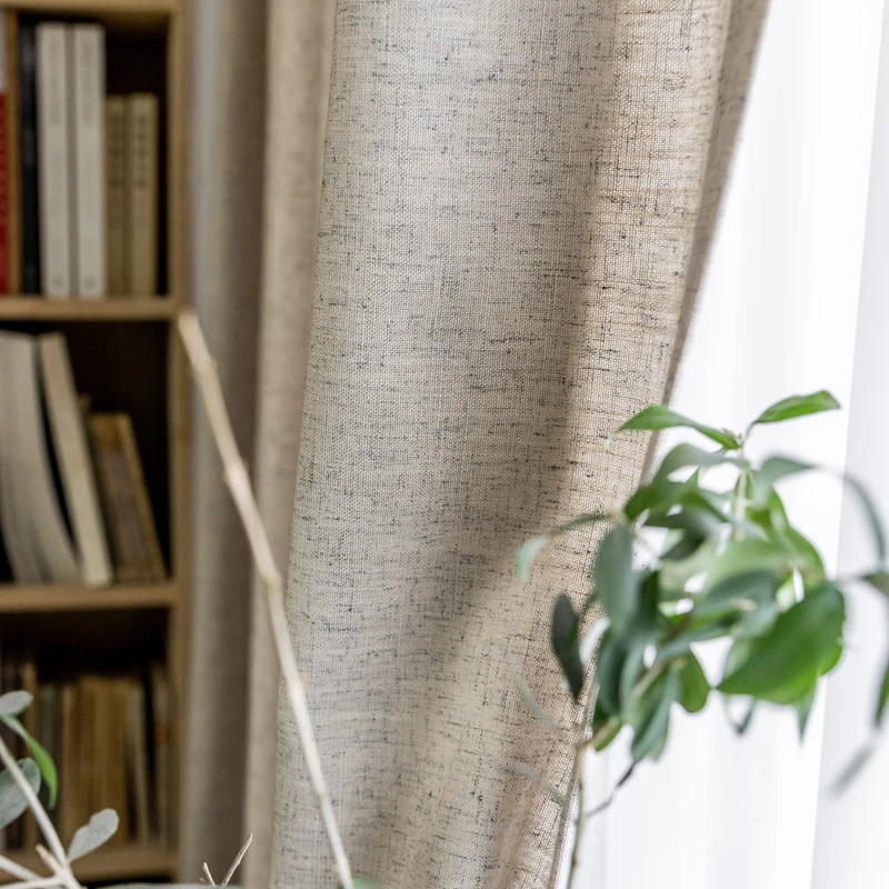 Linen semi shad curtain cloth ramie curtain Japanese Nordic style pure cotton linen curtain modern simple Chinese custom curtain
Linen semi shad curtain cloth ramie curtain Japanese Nordic style pure cotton linen curtain modern simple Chinese custom curtain