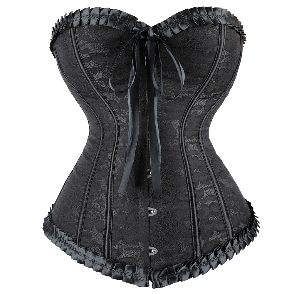 Sexy Victorian Corset Top Women Overbust Lace Up Boned Corsets Lingerie Gothic Plus Size Corselet Renaissance Clubwear Top S-6XL
Sexy Victorian Corset Top Women Overbust Lace Up Boned Corsets Lingerie Gothic Plus Size Corselet Renaissance Clubwear Top S-6XL