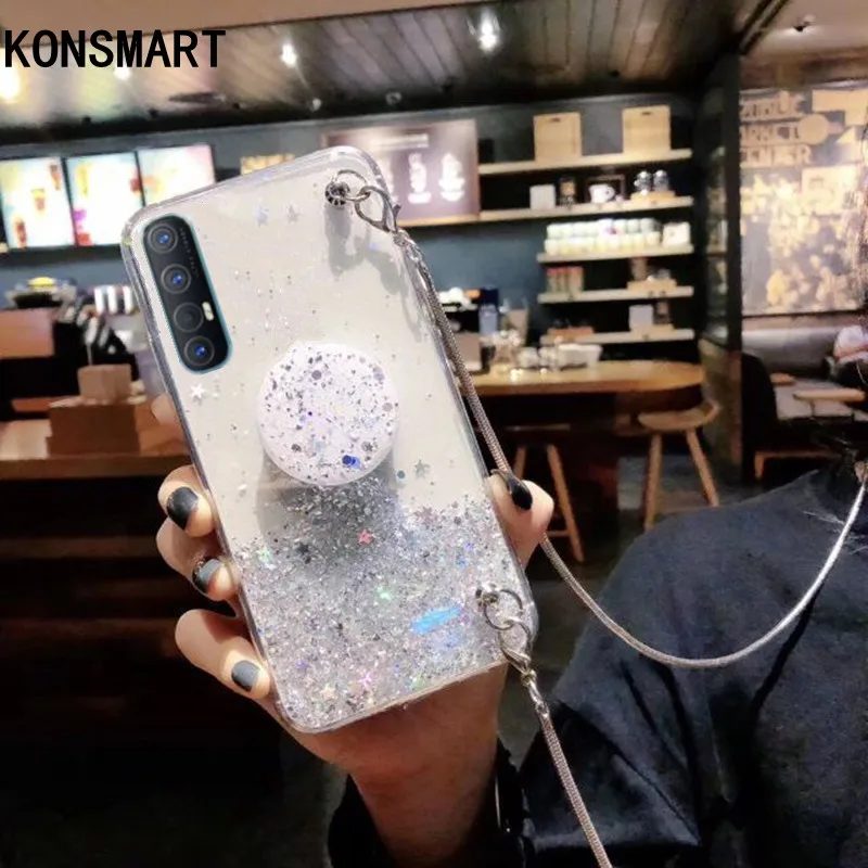 KONSMART Новый Блестящий силиконовый чехол для OPPO Reno 3, чехол для OPPO Reno 3 Pro, прозрачный мягкий чехол для телефона чехол со шнурком и держателем
KONSMART Новый Блестящий силиконовый чехол для OPPO Reno 3, чехол для OPPO Reno 3 Pro, прозрачный мягкий чехол для телефона чехол со шнурком и держателем