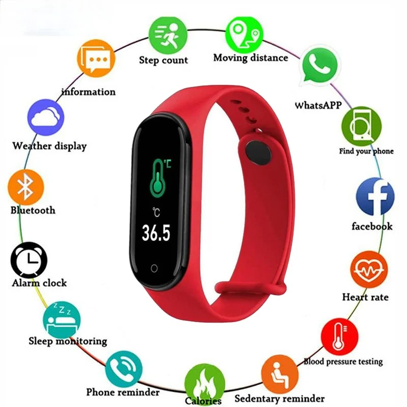 M4Pro Smart Watch Body Temperature Smart Activity Trackers Heart Rate Monitor Wristband Smart Accessories Bracelet Watches
M4Pro Smart Watch Body Temperature Smart Activity Trackers Heart Rate Monitor Wristband Smart Accessories Bracelet Watches