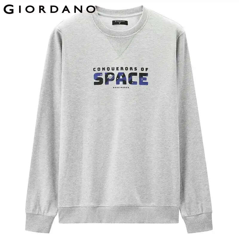 Giordano Men Sweatshirts Printed Ribbbed Crewneck Sweatshirt Long Sleeves Soild Color Casual Sweatshirts 13091750
Giordano Men Sweatshirts Printed Ribbbed Crewneck Sweatshirt Long Sleeves Soild Color Casual Sweatshirts 13091750