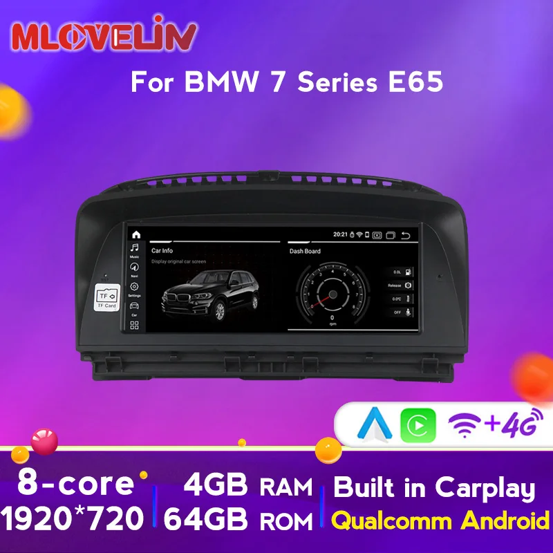 8Core Android 10 Car GPS Navigator Multimedia For BMW 7 Series E65 E66 2001~2008 CCC MASK system Carplay Android Auto DSP 4G LTE
8Core Android 10 Car GPS Navigator Multimedia For BMW 7 Series E65 E66 2001~2008 CCC MASK system Carplay Android Auto DSP 4G LTE