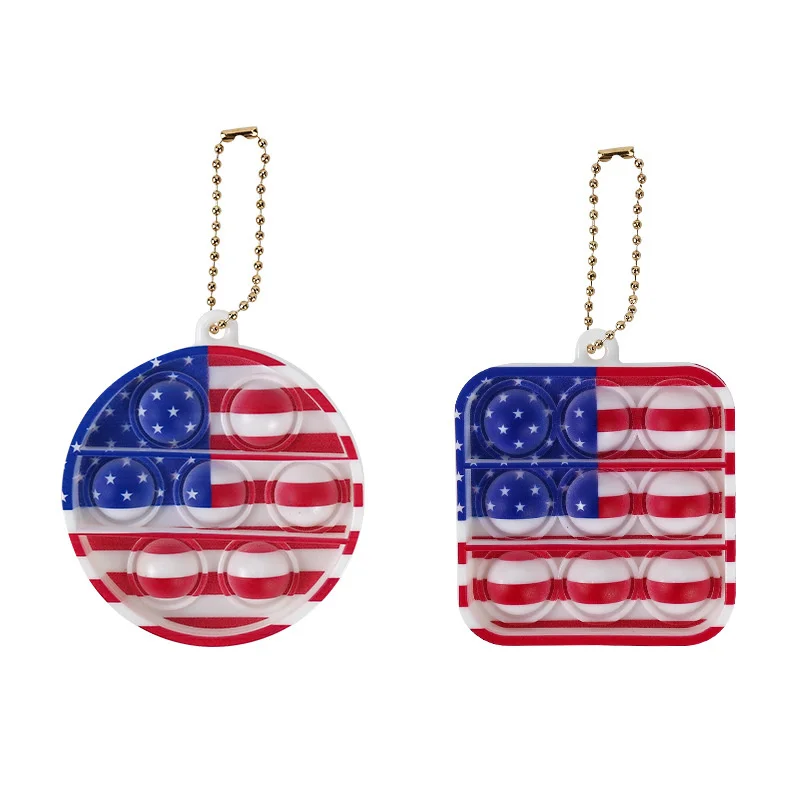 Push Sensory Toy American Flag Keychain Stress Relief Fidget Cartoon Baby Fidge Key Chain Rings Kids Gift
Push Sensory Toy American Flag Keychain Stress Relief Fidget Cartoon Baby Fidge Key Chain Rings Kids Gift
