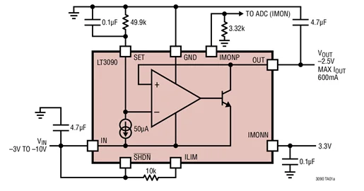 LT3090EDD LT3090IDD LT3090HDD LT3090MPDD LT3090 - 36V, 600mA Negative Linear Regulator with Programmable Current Limit
LT3090EDD LT3090IDD LT3090HDD LT3090MPDD LT3090 - 36V, 600mA Negative Linear Regulator with Programmable Current Limit