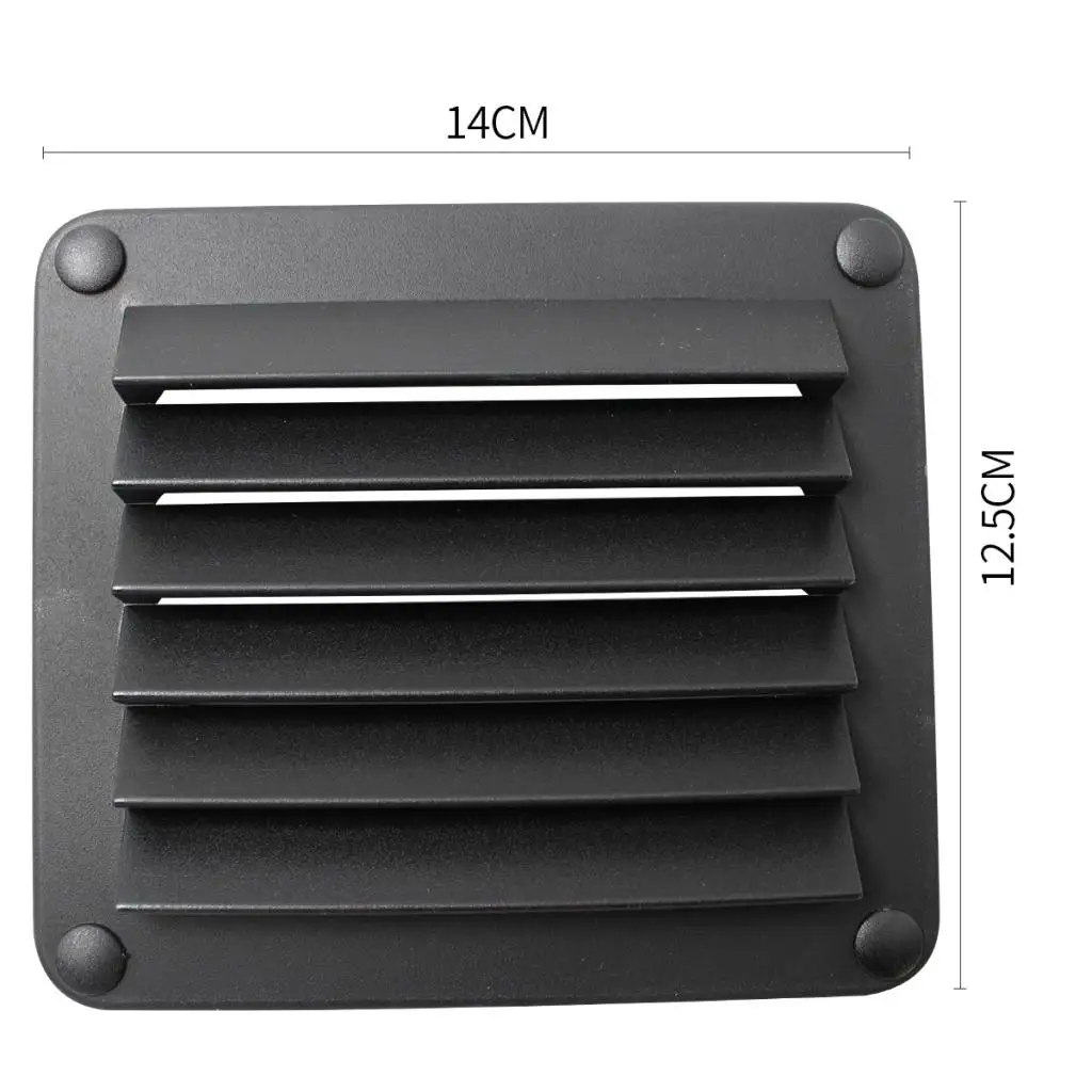 New Louvered Vents Round Hose Hull Air Vent Boat Black 5-1/2'' x 4-7/8'' | Автомобили и мотоциклы