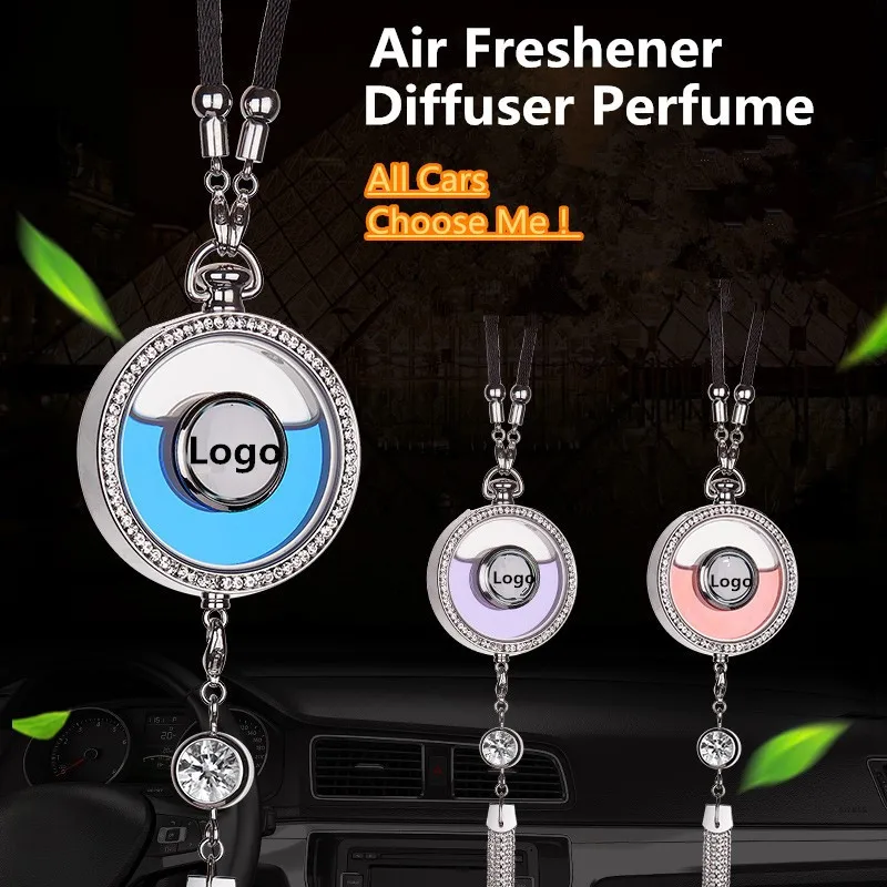 Car Logo Air Freshener Diffuser Fragrance Double diffusion pore Scent Rearview Mirror Diamond inlay Pendant Perfume for Car
Car Logo Air Freshener Diffuser Fragrance Double diffusion pore Scent Rearview Mirror Diamond inlay Pendant Perfume for Car