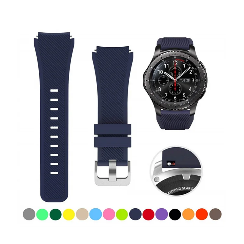 Ремешок силиконовый для samsung galaxy watch 3 45 мм, спортивный браслет для Huawei Watch GT/GT2, 17 цветов
Ремешок силиконовый для samsung galaxy watch 3 45 мм, спортивный браслет для Huawei Watch GT/GT2, 17 цветов