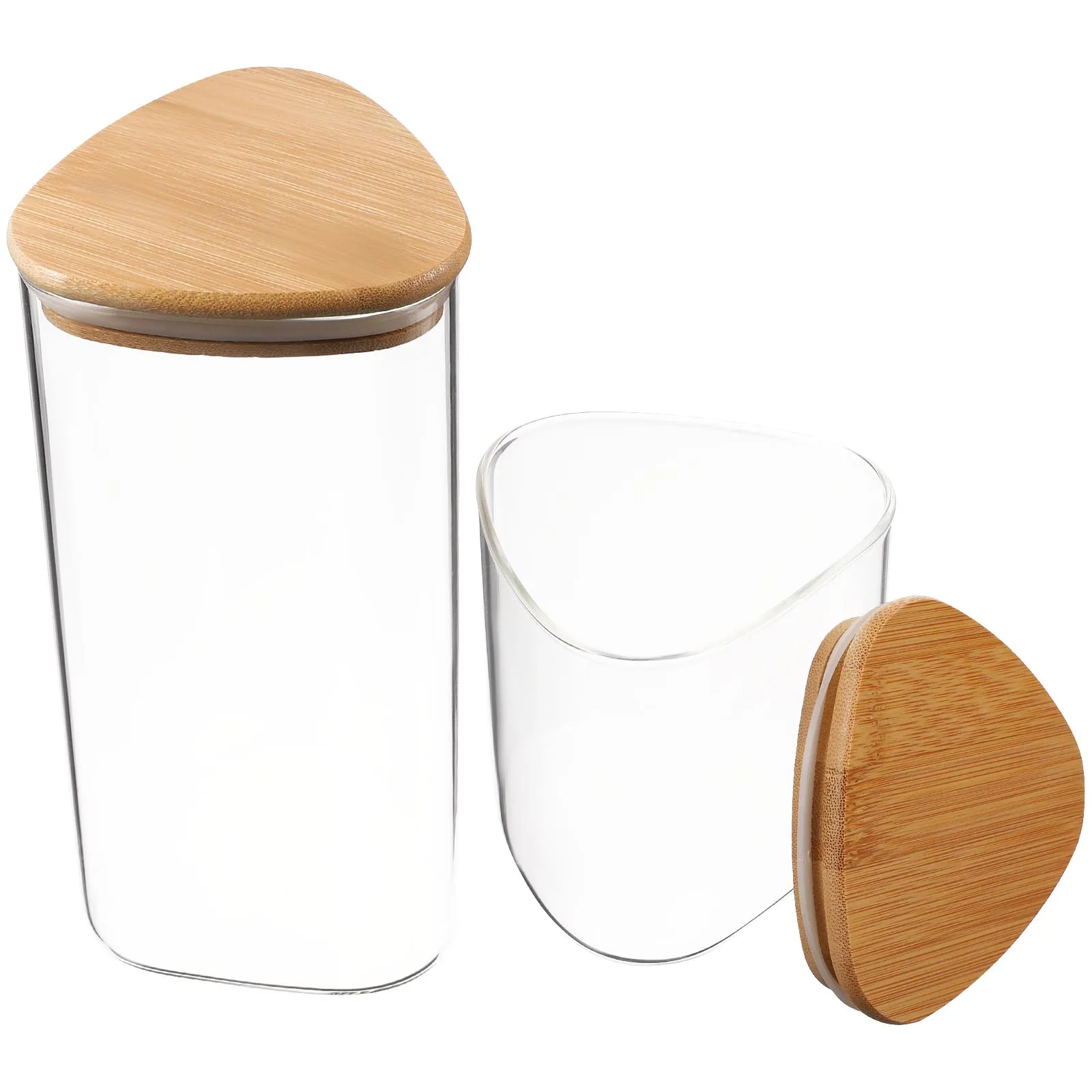 2pcs Transparent Glass Storage Jars Tea Cans Food Sealed Cans Dried Fruit Grain Storage Cans Food Storage Container
2pcs Transparent Glass Storage Jars Tea Cans Food Sealed Cans Dried Fruit Grain Storage Cans Food Storage Container